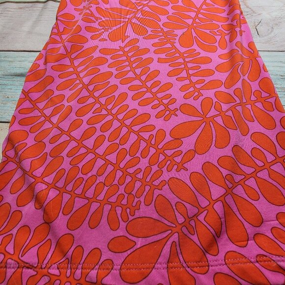 Trina Turk Womens Large Trellis Print High Waist Wide Leg Swim Cover Pants - Picture 2 of 7